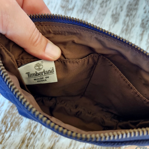NWT Timberland Quilted Navy Toiletry/Makeup Bag - Picture 3 of 5